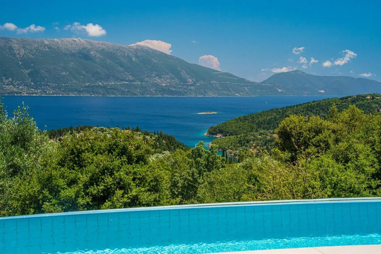 Villa Helios Sea View & Private Pool Near Fiskardo