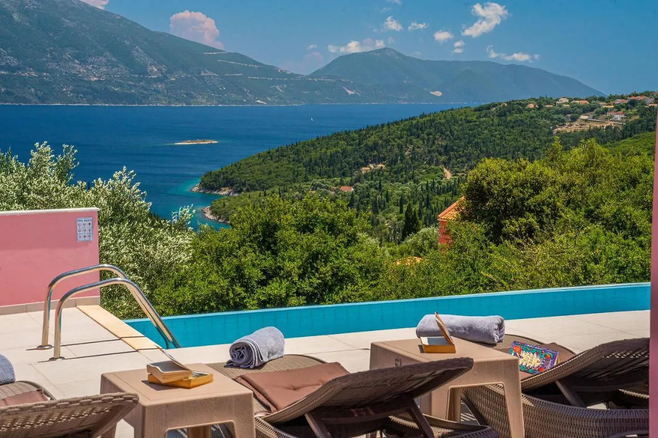 Villa Helios Sea View & Private Pool Near Fiskardo